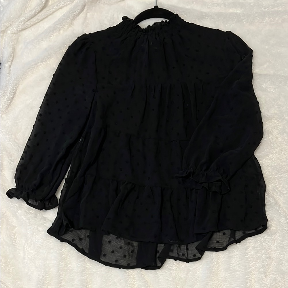 Elegant Black Women's Top